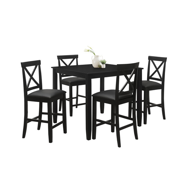 Laurel Foundry Modern Farmhouse Wolk 5 Piece Dining Set & Reviews